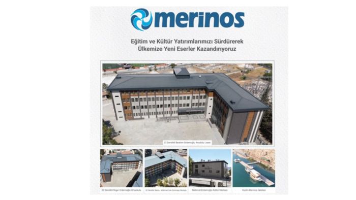 Merinos Eğitime Yeni Eserler Kazandırıyor...